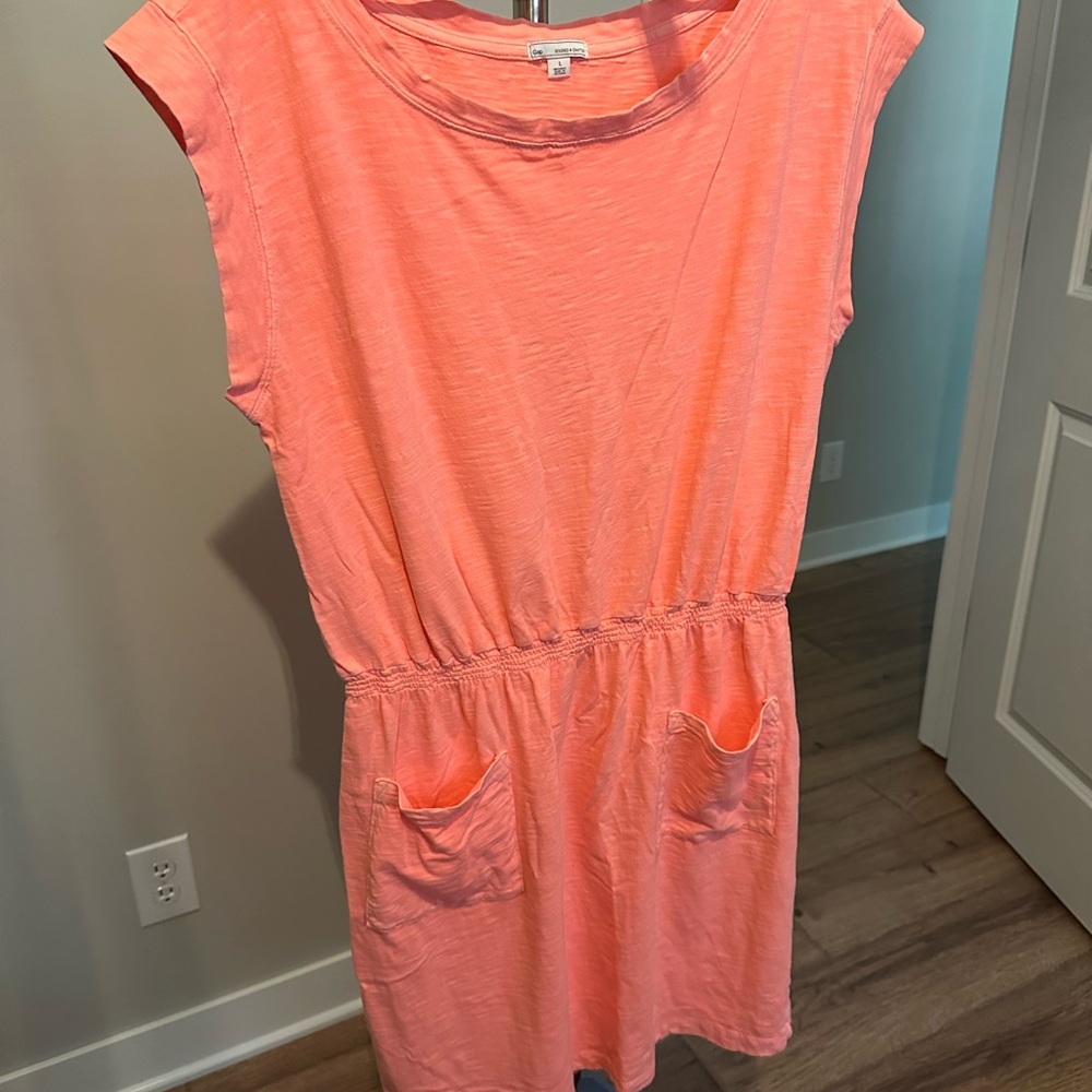 GAP Vibrant Coral Dress
